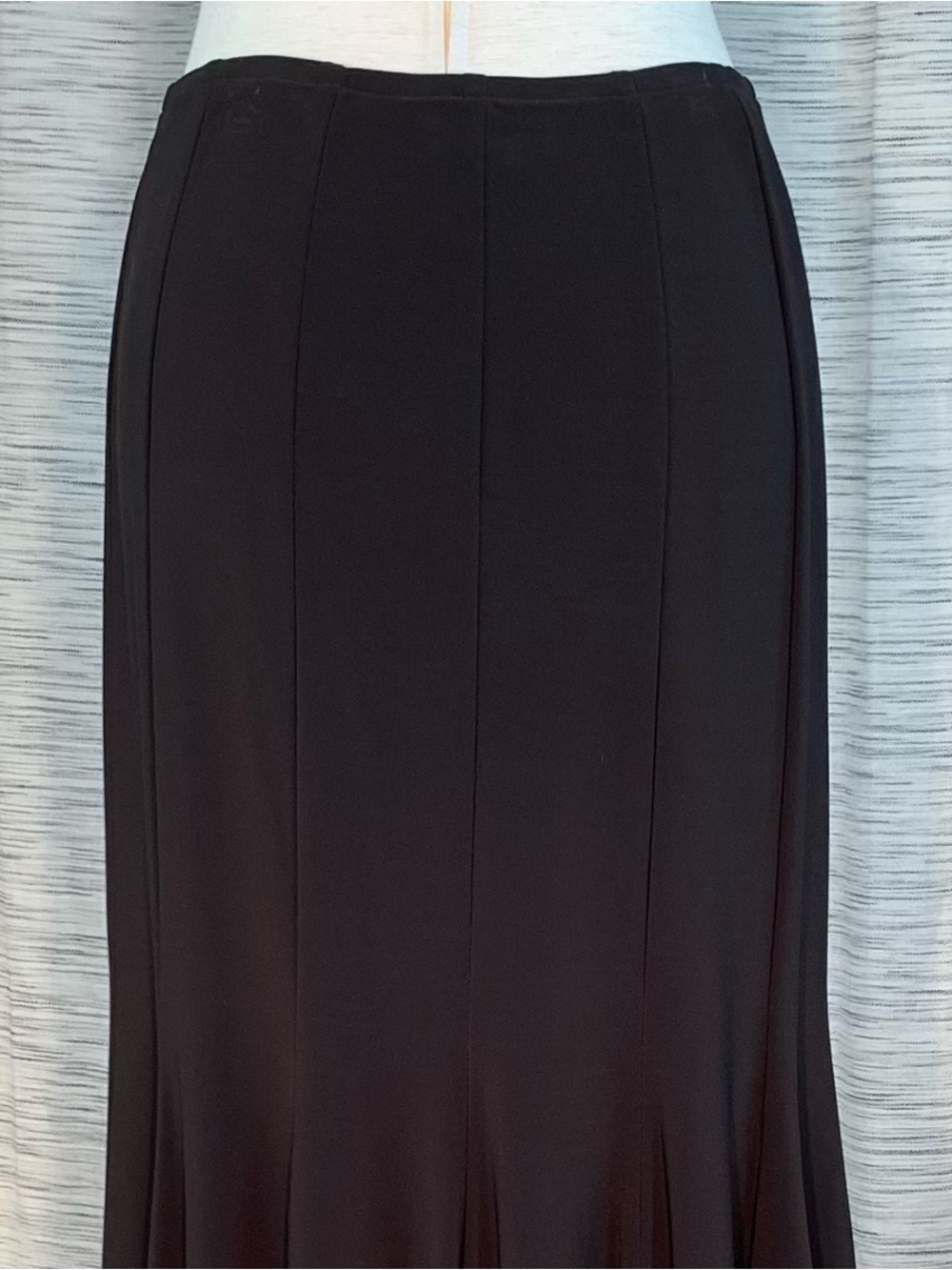 Joseph Ribkoff Dark Brown Maxi Skirt with Flared Hem - Picture 9 of 16
